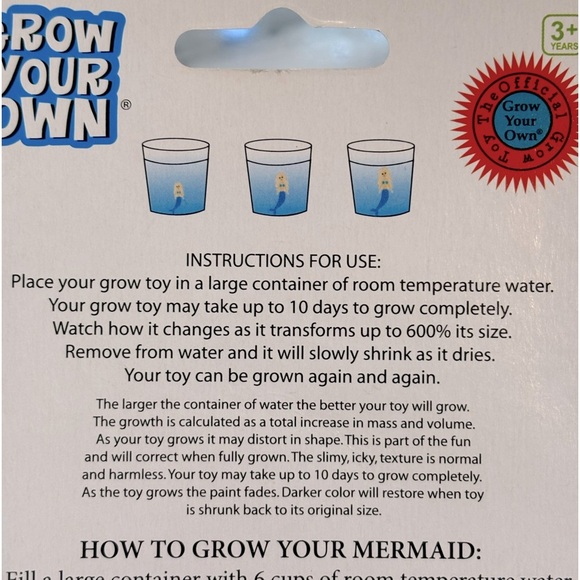 Grow Your Own Mermaid Toy - Picture 3 of 5